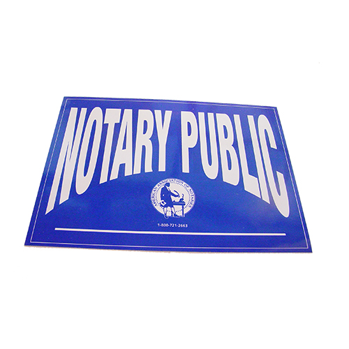 Illinois Notary Public Decals
