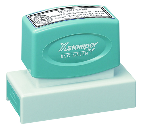 Illinois Xstamper Notary Stamp Rectangular