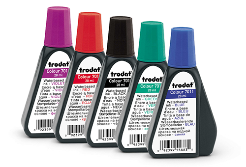 Keep a bottle of ink handy in case your self-inking Illinois notary stamp needs a refill. Click on the 'Add to Cart' button to choose the right ink color.